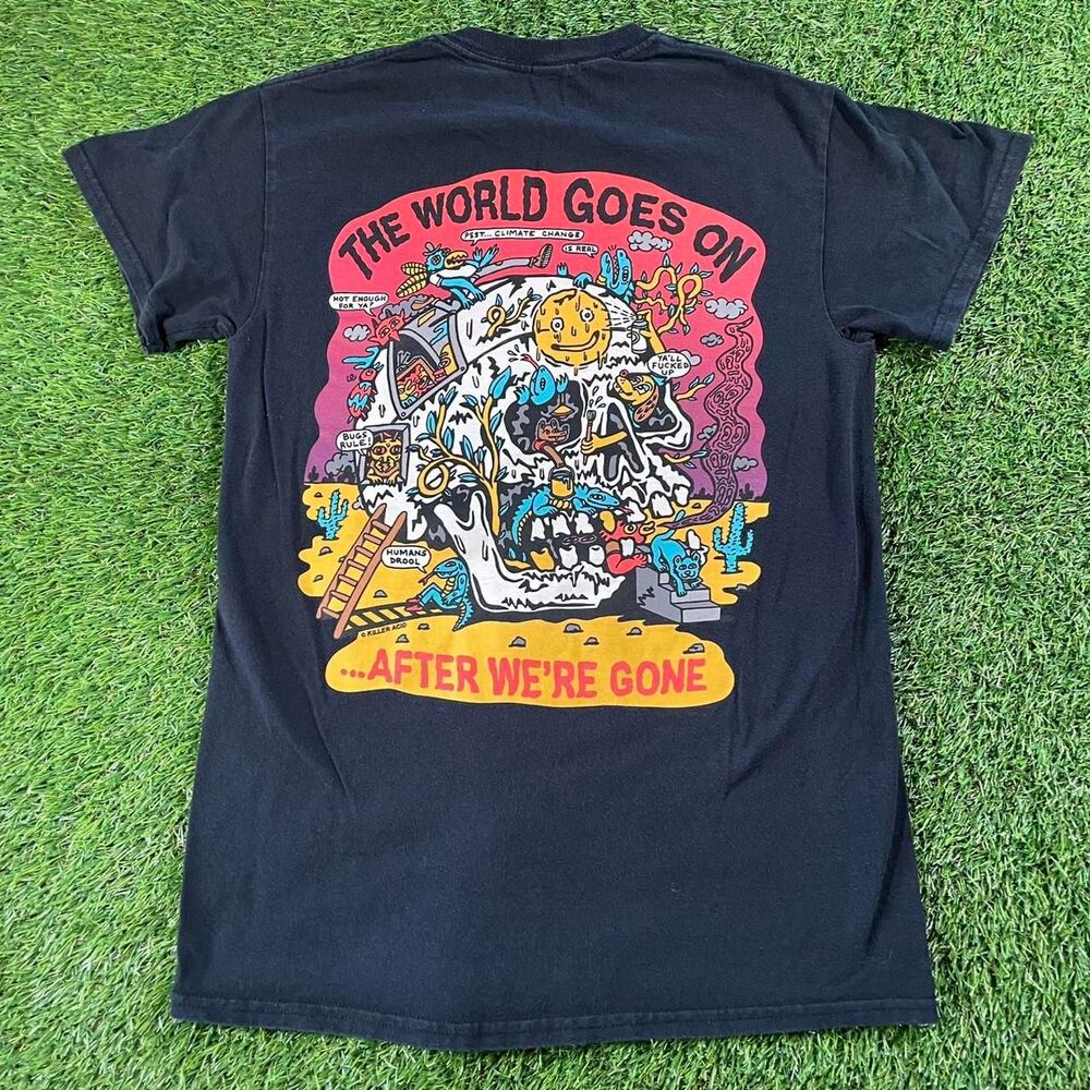 Killer Acid Limited Edition The World Goes On Graphic T-Shirt Size Small